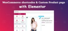 Elementor WooCommerce Shortcodes
