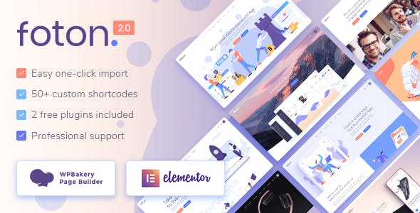 Foton Theme Software and App Landing Page