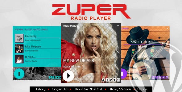 Zuper – Shoutcast And Icecast Radio Player