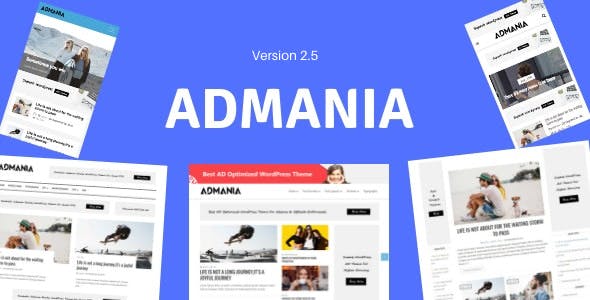 Admania Adsense With Gutenberg Compatibility