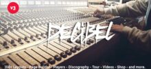 Decibel Professional Music WordPress Theme