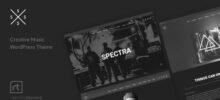Spectra Music Theme For WordPress