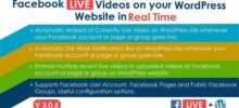 Facebook Live Video Auto Embed For WordPress