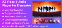 AZ Video And Audio Player Addon For Elementor