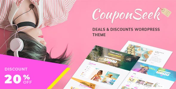 CouponSeek Deals & Discounts WordPress Theme
