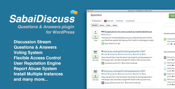 Sabai Discuss Wordpress Plugin