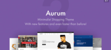 Aurum Minimalist Shopping Theme