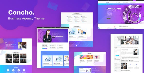 Concho Consulting Services WordPress Theme