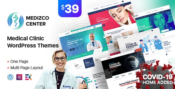 Medizco Medical Health & Dental Care Clinic WordPress Theme