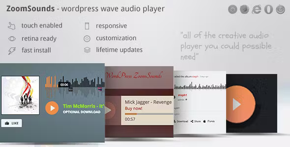 ZoomSounds Wave Audio Player