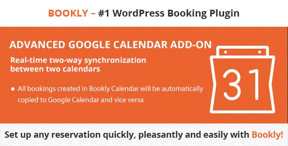 Bookly Advanced Google Calendar