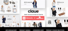 Claue Clean Minimal WooCommerce Theme