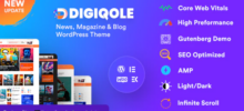 Digiqole News Magazine WordPress Theme