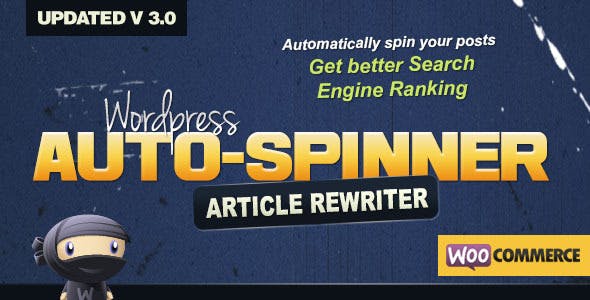 Auto Spinner Wordpress Plugin