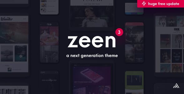 Zeen Next Generation Magazine Theme