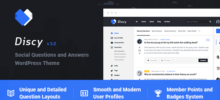 Discy Social Questions and Answers Theme