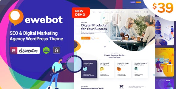 Ewebot SEO Marketing And Agency Theme