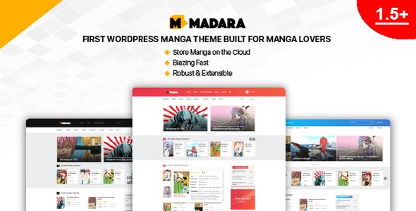 Madara WordPress Theme for Manga