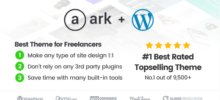The Ark WordPress Theme made for Freelancers