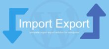 WP Import Export plugin