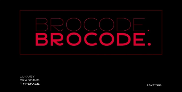 Brocode Display Premium Font