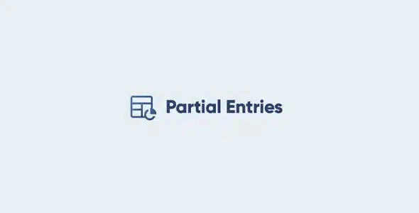 Gravity Forms Partial Entries