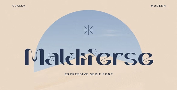 Maldive Expressive Serif Font