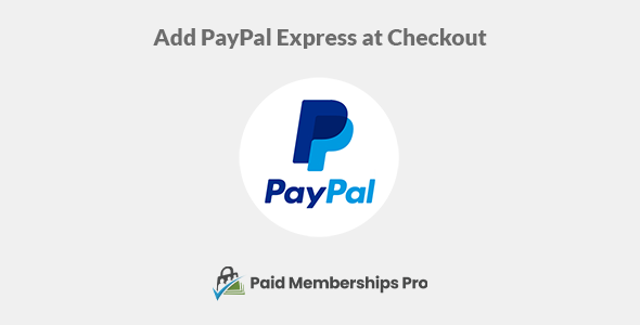 PMPRO Add PayPal Express at Checkout