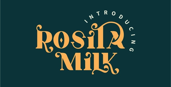 Rosita Milk Premium Font