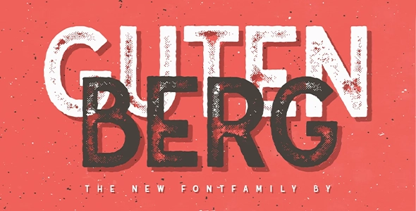 Gutenberg Font Family Premium