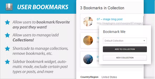 UserPro WordPress User Bookmarks Addon