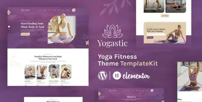 Yogastic Yoga and Fitness Elementor Template Kit