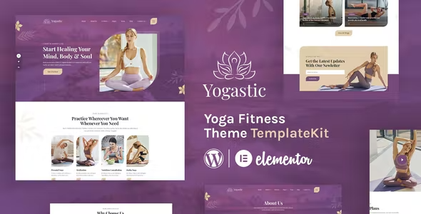 Yogastic Yoga and Fitness Elementor Template Kit