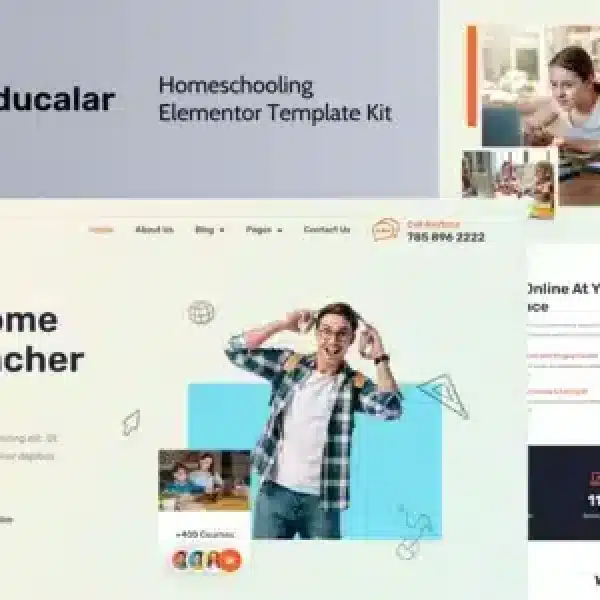 Educalar Homeschooling Elementor Template Kit