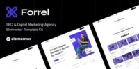 Forrel SEO and Digital Agency Elementor Template Kit