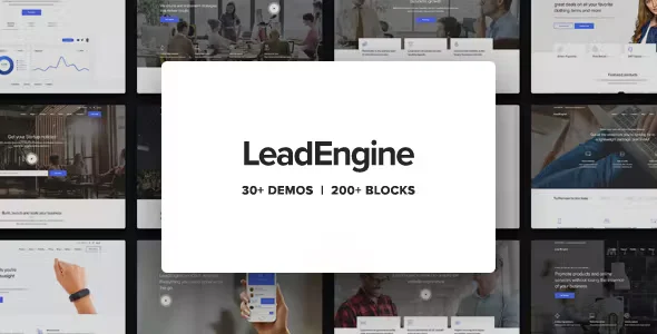 LeadEngine WordPress Theme with Page Builder