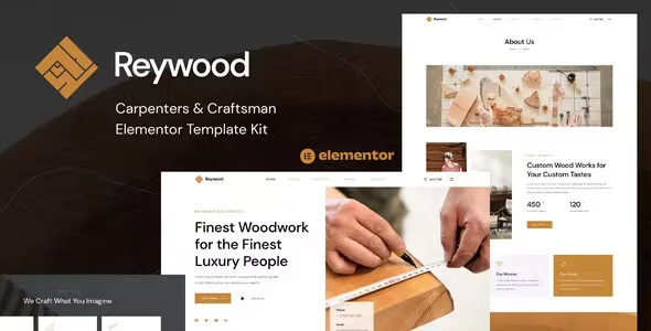Reywood Carpenter Elementor Template Kit