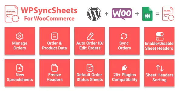 WPSyncSheets For WooCommerce