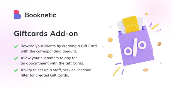 Booknetic Giftcards Addon