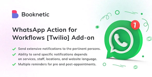 Booknetic Whatsapp Action Addon