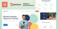 DigitalSpark IT Services Elementor Template Kit