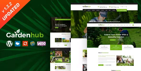 Garden HUB Lawn and Landscaping Theme