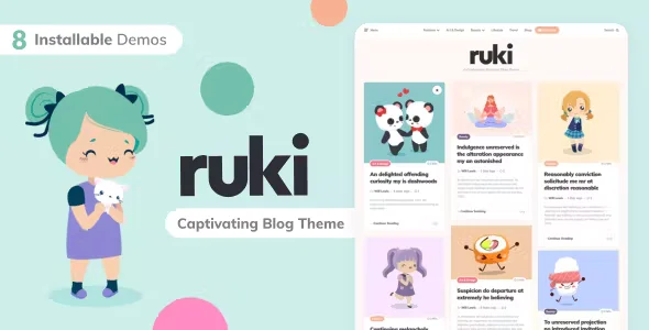 Ruki Personal Blog Theme