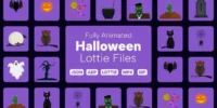 Videohive Halloween Lottie Elements