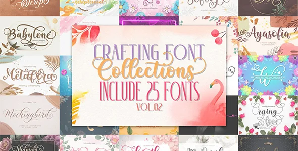 Crafting Font Bundle Vol 02