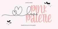 Love Pink Pallet Premium Font