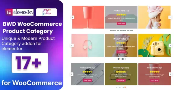 Product Category Carousel For Elementor