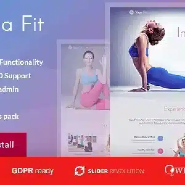 Yoga Fit Sports and Fitness WordPress Theme