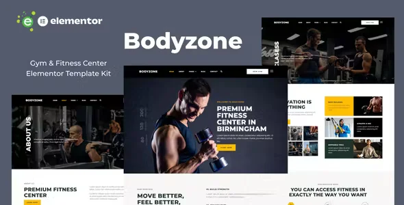 Bodyzone Gym Elementor Template Kit