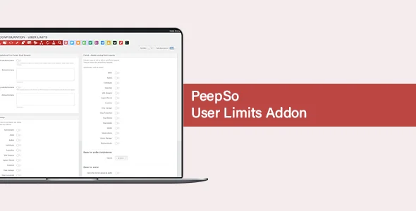 PeepSo User Limits Addon
